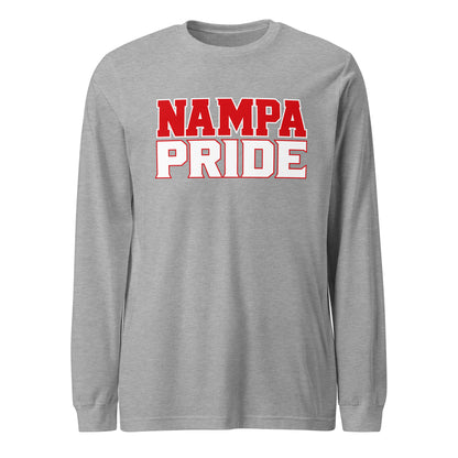 Performance | Long Sleeve Tee | Nampa Pride | Letter Mark Logo