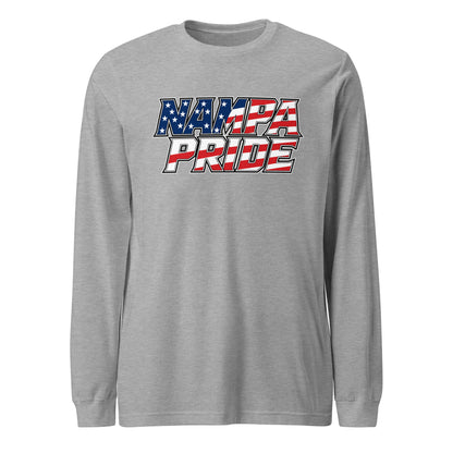 Performance | Long Sleeve Tee | Nampa Pride | Modern Script Logo
