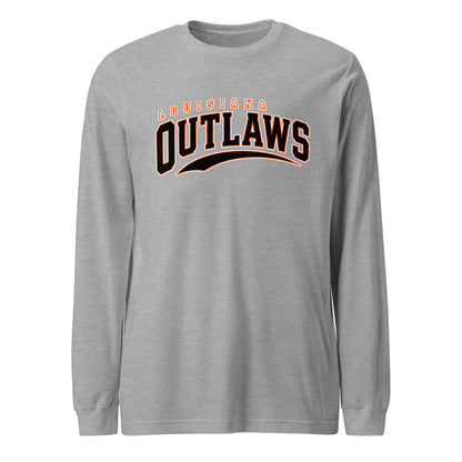 Performance | Long Sleeve Tee | Louisiana Outlaws | Vanguard Logo