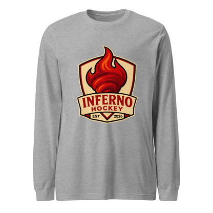 Performance | Long Sleeve Tee | Inferno Hockey | Crest Logo