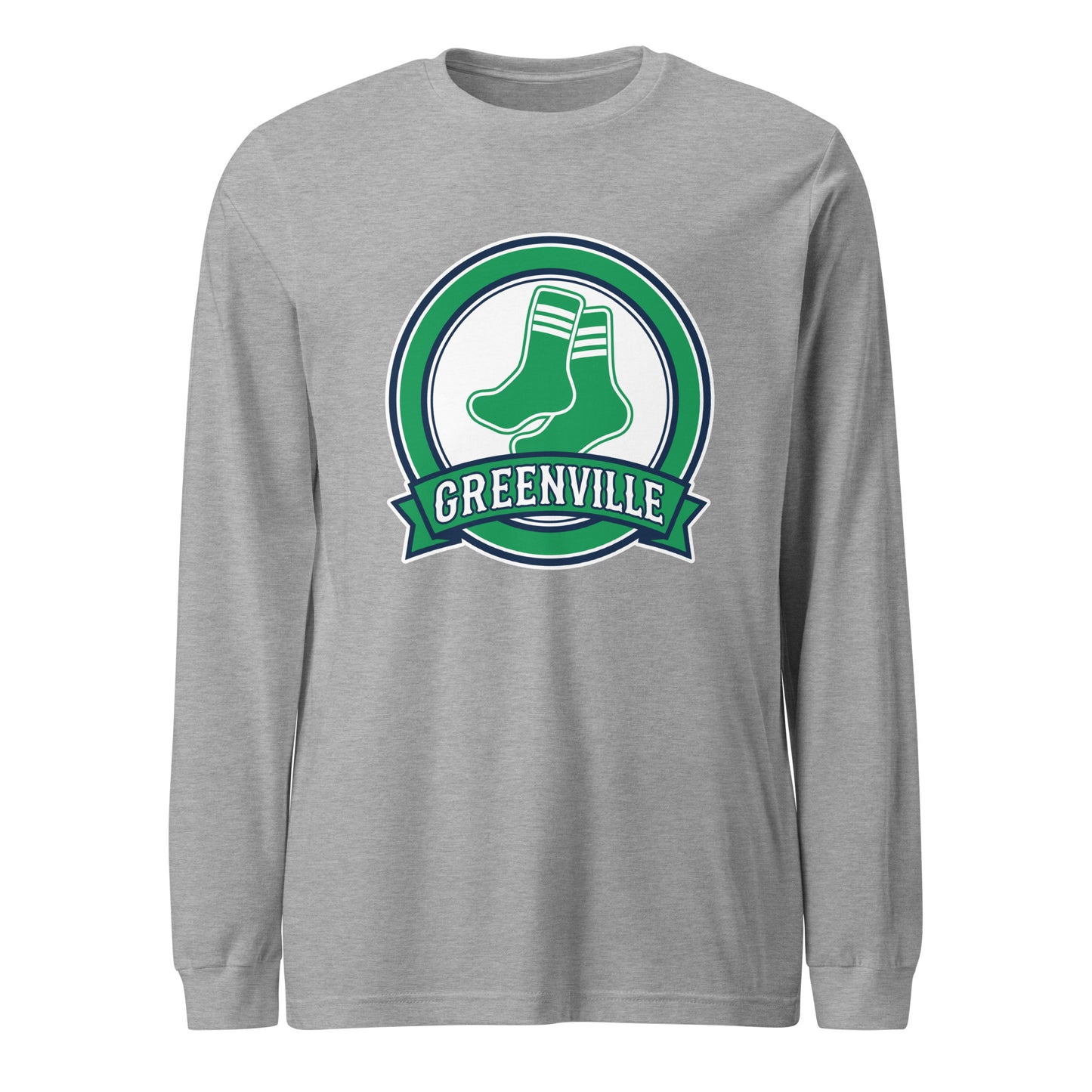 Performance | Long Sleeve Tee | Greenville Sox | Badge Logo