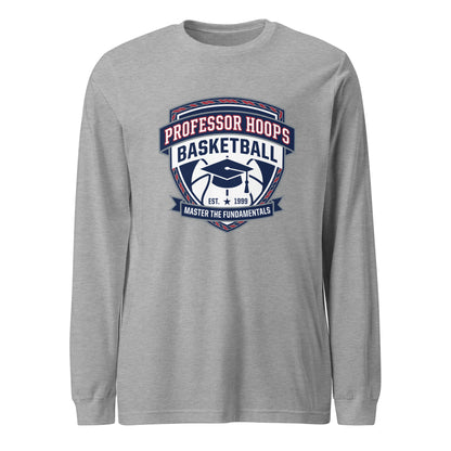 Performance | Long Sleeve Tee | Professor Hoops Basketball | Crest Logo