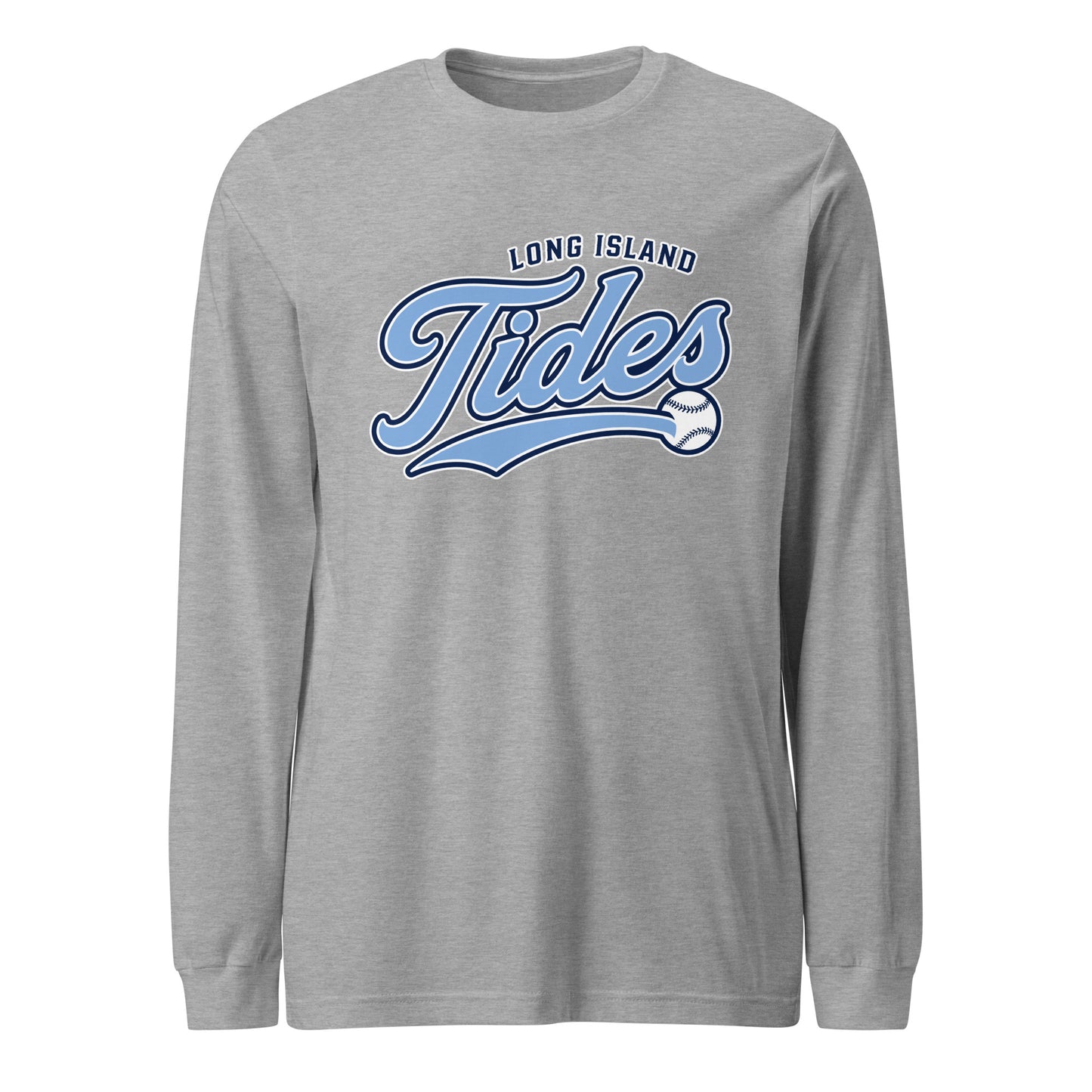 Performance | Long Sleeve Tee | Long Island Tides Baseball | Athletics Logo