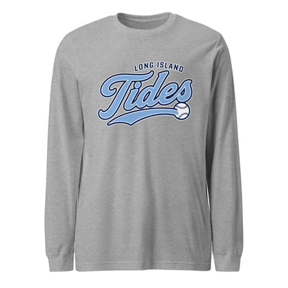 Performance | Long Sleeve Tee | Long Island Tides Baseball | Athletics Logo