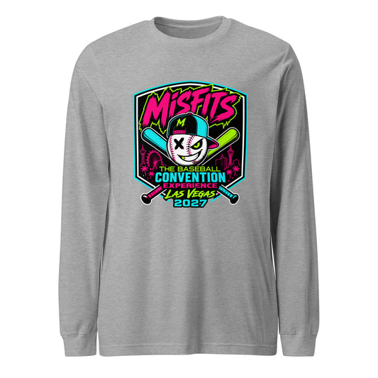 Performance | Long Sleeve Tee | Misfits Baseball | Shield Logo