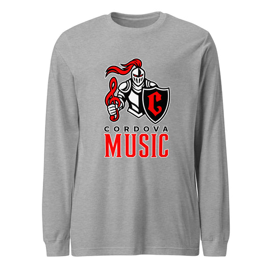 Performance | Long Sleeve Tee | Cordova High Music | Vanguard Logo