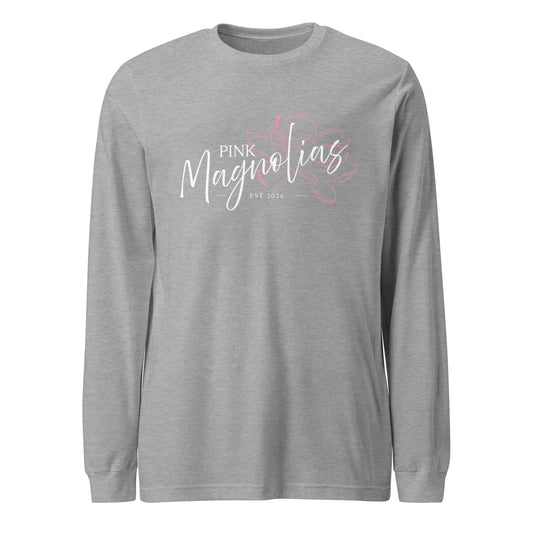 Performance | Long Sleeve Tee | Pink Magnolias Dance | Modern Script Logo