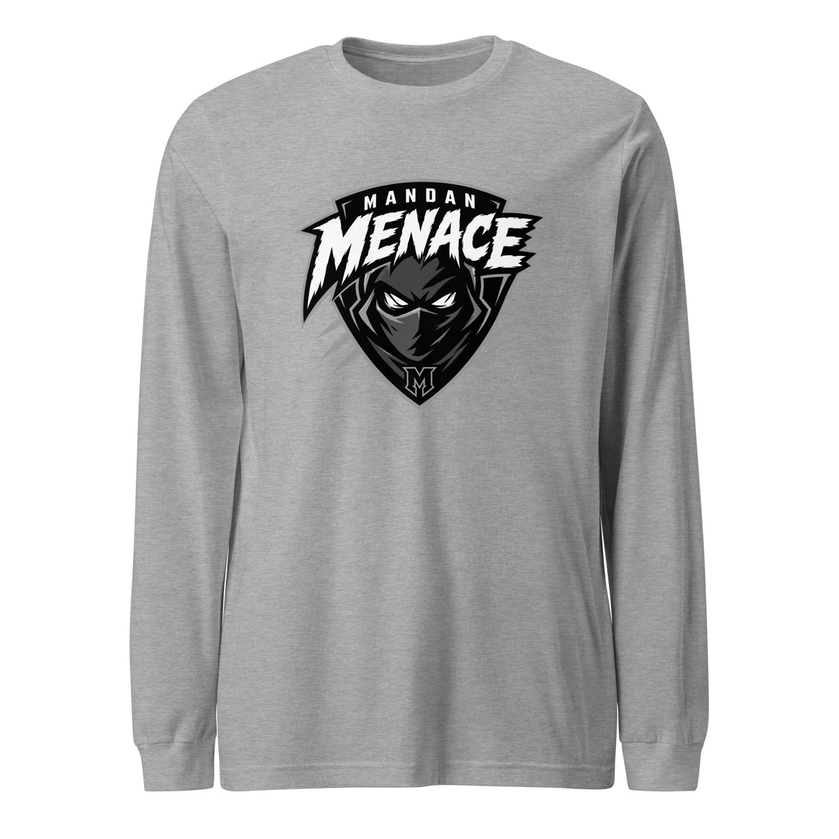 Performance | Long Sleeve Tee | Mandan Menace | Shield Logo
