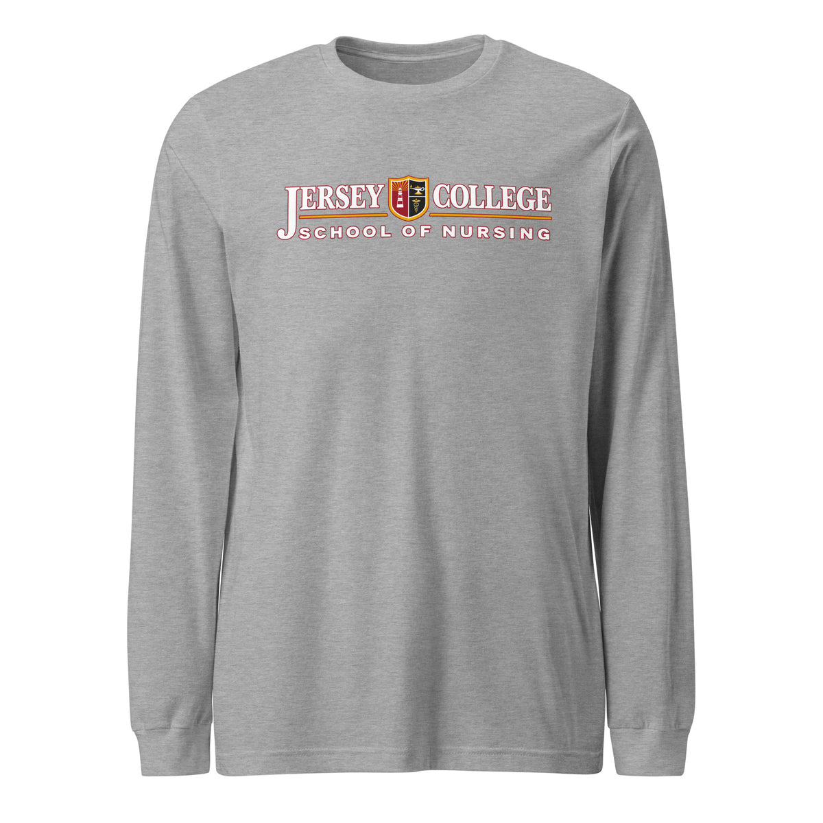 Performance | Long Sleeve Tee | Grand View University Nursing | Emblem Logo