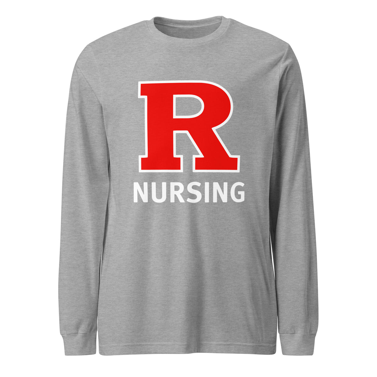 Performance | Long Sleeve Tee | Grand View University Nursing | Lettemark Logo