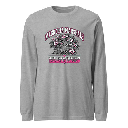 Performance | Long Sleeve Tee | Pink Magnolias Dance | Crest Logo
