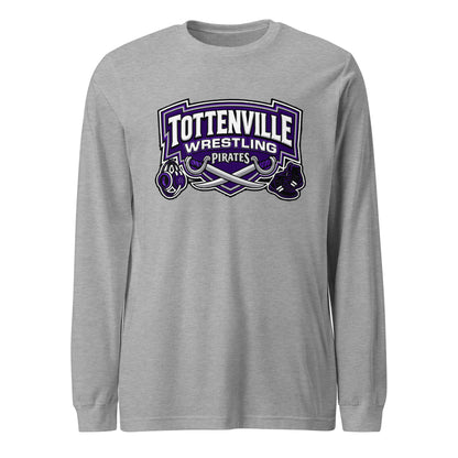 Performance | Long Sleeve Tee | Tottenville wrestling club | Vanguard Logo