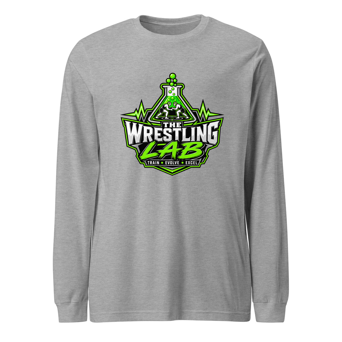 Performance | Long Sleeve Tee | The Wrestling Lab | Emblem Logo