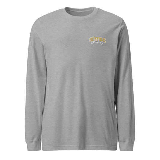 Performance | Long Sleeve Tee | Suffolk University Cheerleading | Valor Logo