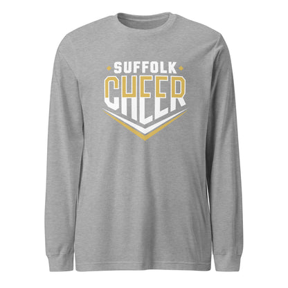 Performance | Long Sleeve Tee | Suffolk University Cheerleading | Emblem Logo