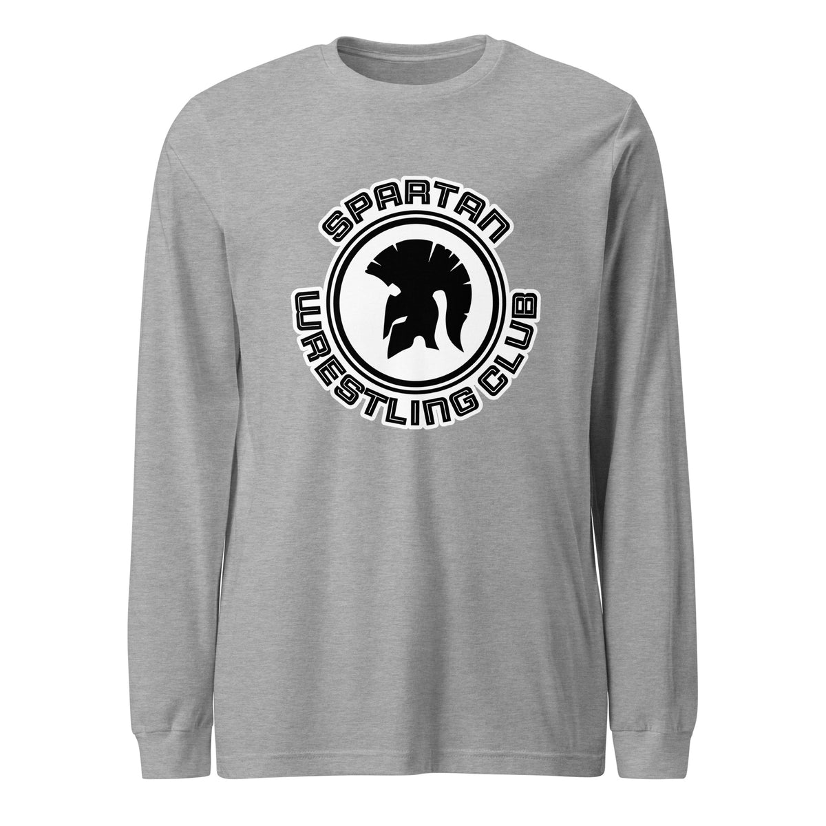 Performance | Long Sleeve Tee | Spartan Wrestling Club | Crest Logo