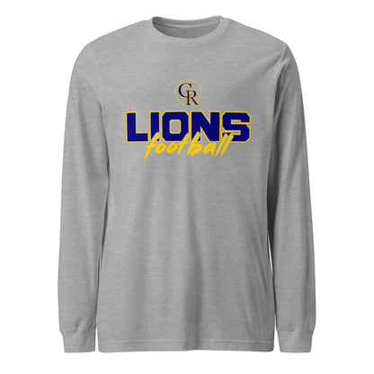 Performance | Long Sleeve Tee | Chestnut Ridge Lions Football | Vanguard Logo