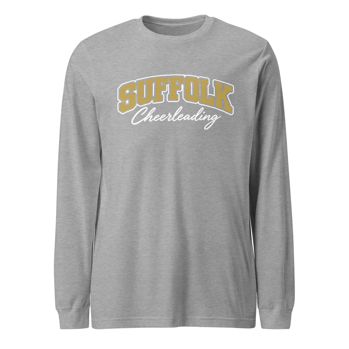 Performance | Long Sleeve Tee | Suffolk University Cheerleading | Valor Logo