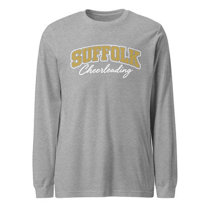 Performance | Long Sleeve Tee | Suffolk University Cheerleading | Valor Logo