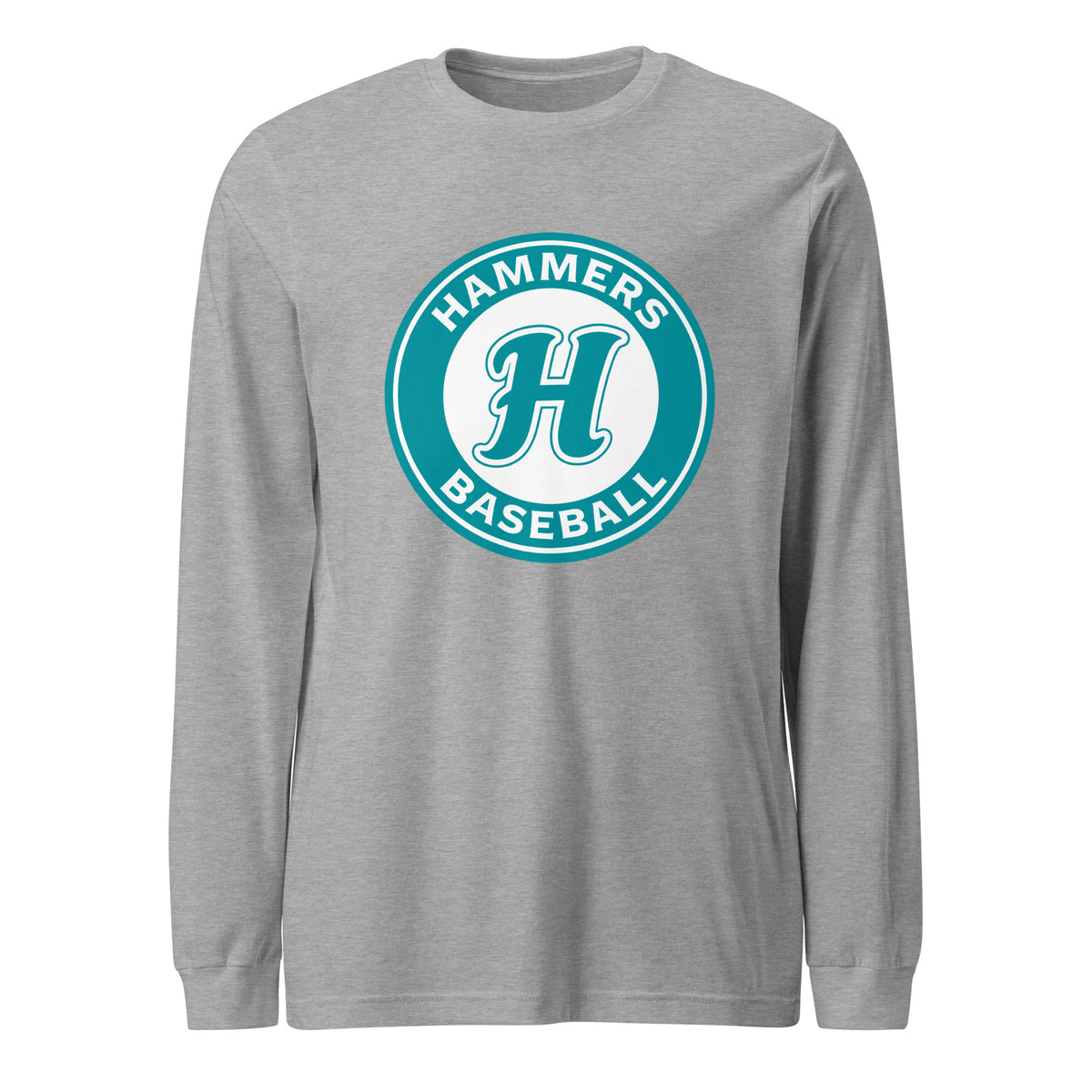 Performance | Long Sleeve Tee | Hammers Baseball (10U) | Badge Logo