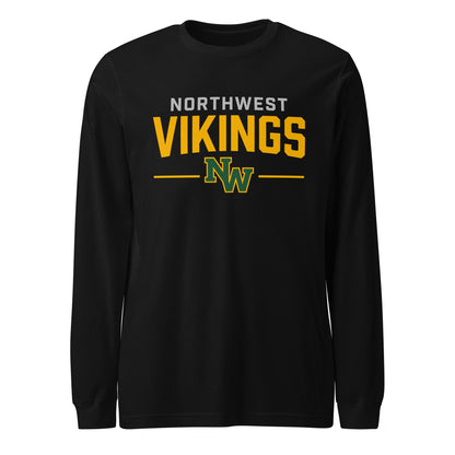 Performance | Long Sleeve Tee | Northwest High School | Vikings Logo