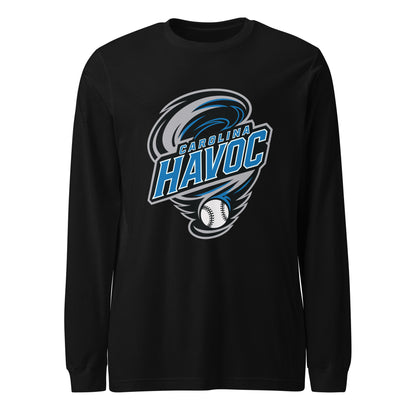 Performance | Long Sleeve Tee | Carolina Havoc | Twister League Crest Logo