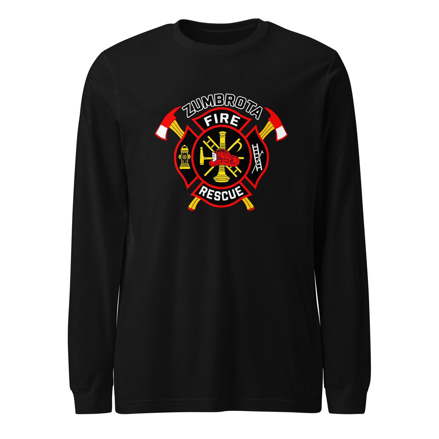 Performance | Long Sleeve Tee | Zumbrota Fire Department | Vanguard Logo