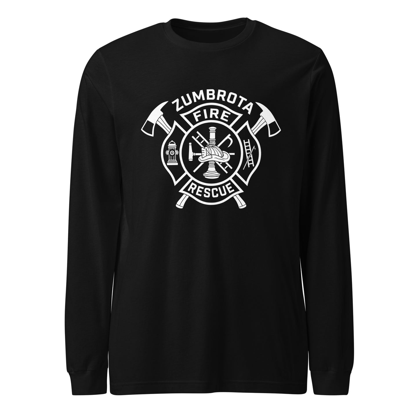 Performance | Long Sleeve Tee | Zumbrota Fire Department | Crest Logo