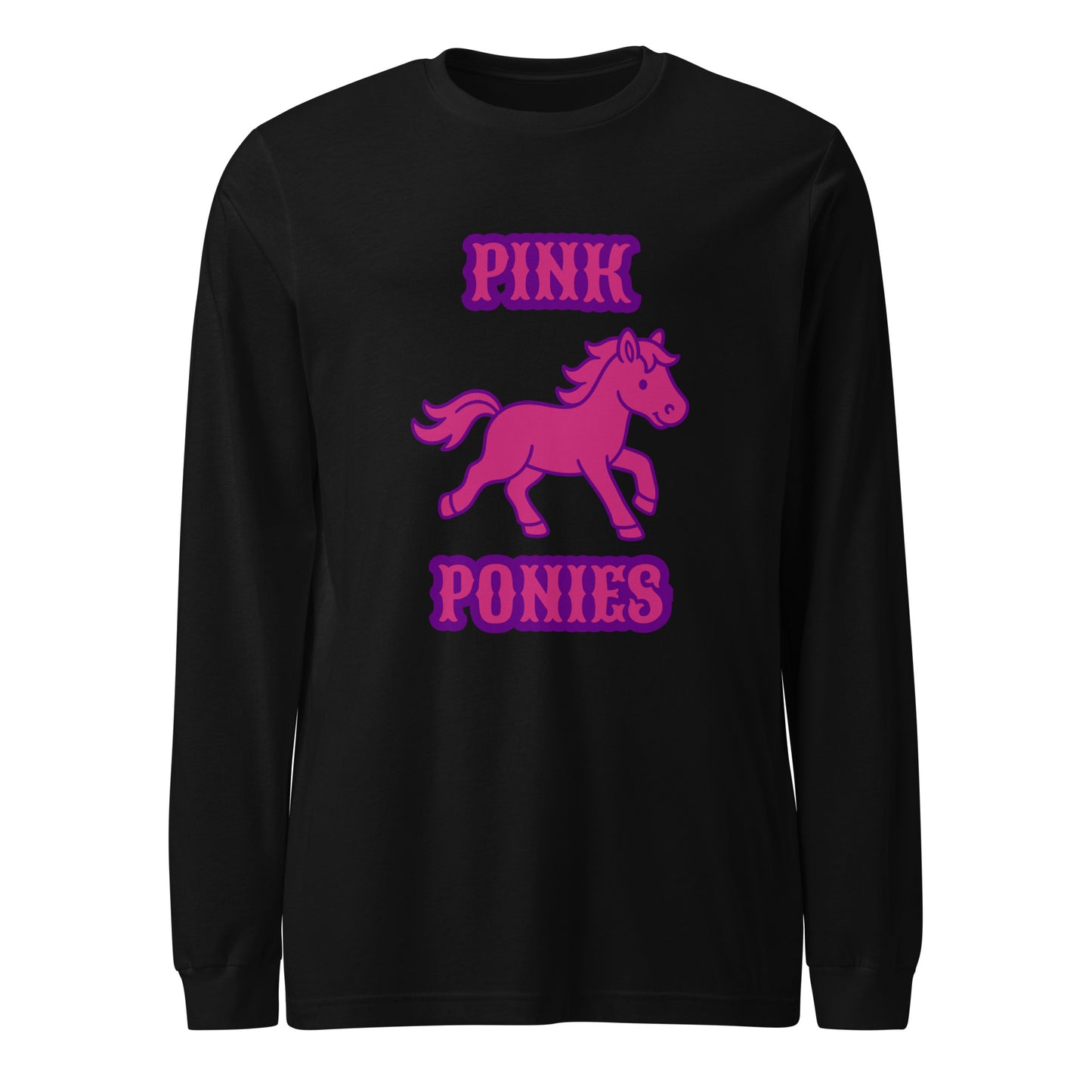 Performance | Long Sleeve Tee | Pink Pony Athletic Club | Emblem Logo