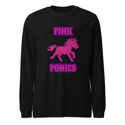 Performance | Long Sleeve Tee | Pink Pony Athletic Club | Emblem Logo