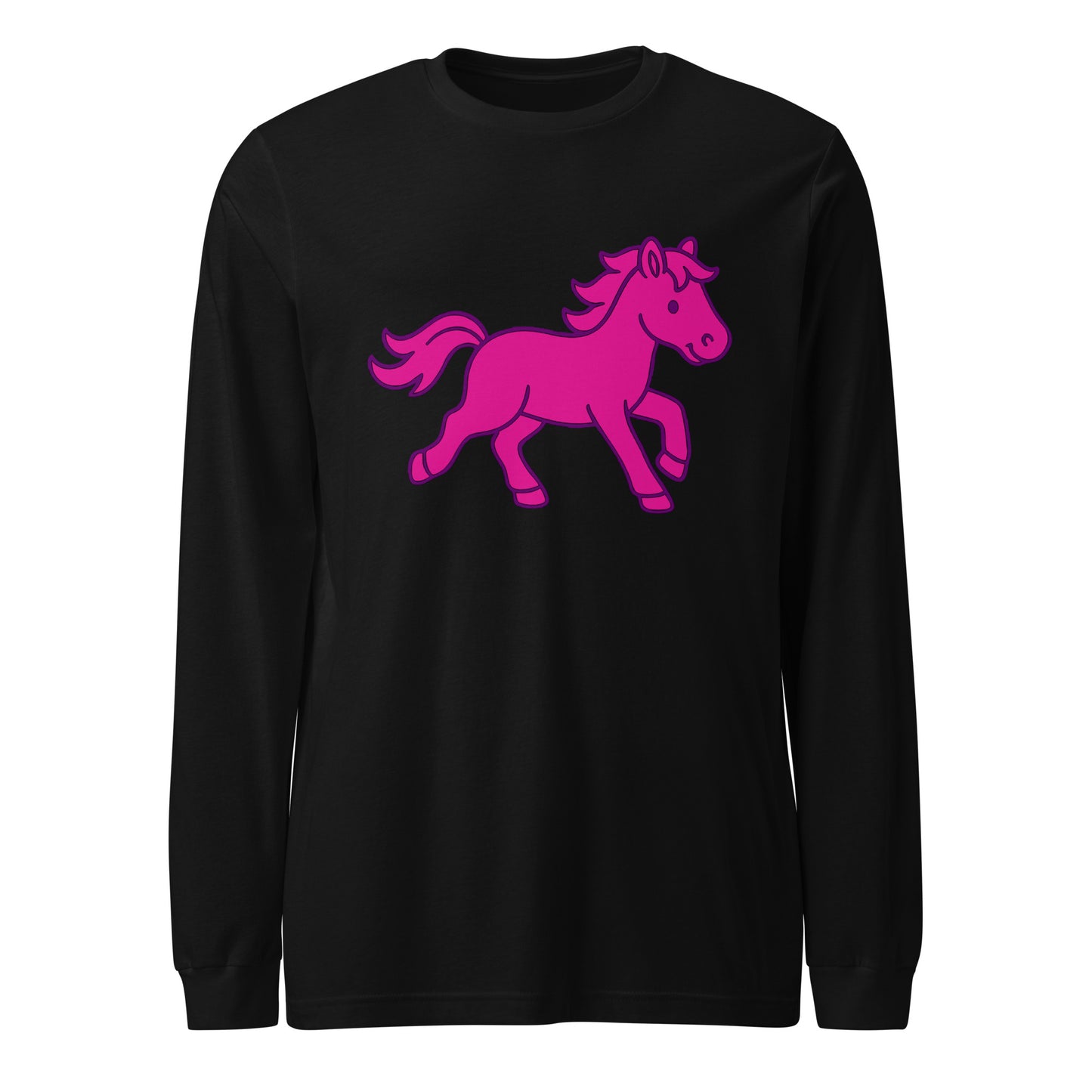Performance | Long Sleeve Tee | Pink Pony Athletic Club | Mascot Logo