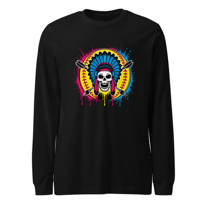 Performance | Long Sleeve Tee | Savage Softball | Emblem Logo
