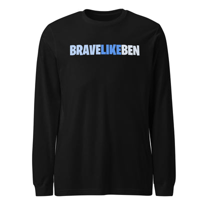 Performance | Long Sleeve Tee | Brave Like Ben | Script Logo