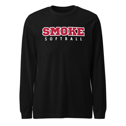 Performance | Long Sleeve Tee | Smoke 14U Softball | Modern Script Logo