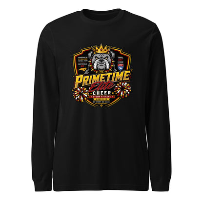 Performance | Long Sleeve Tee | PTE Bulldog Cheer | Shield Logo