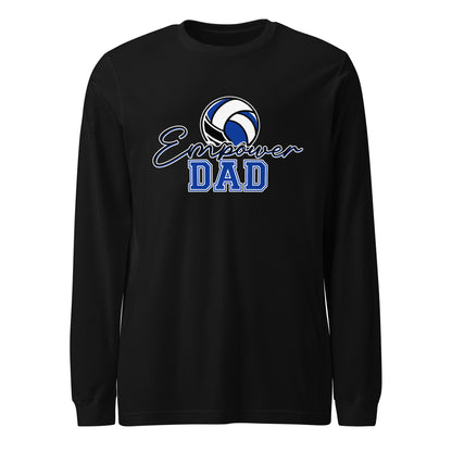 Performance | Long Sleeve Tee | Empower Volleyball Club | Dad Crest Logo