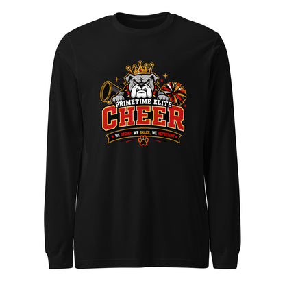 Performance | Long Sleeve Tee | PTE Bulldog Cheer | Crest Logo