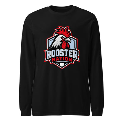Performance | Long Sleeve Tee | Rooster Nation | Shield Logo