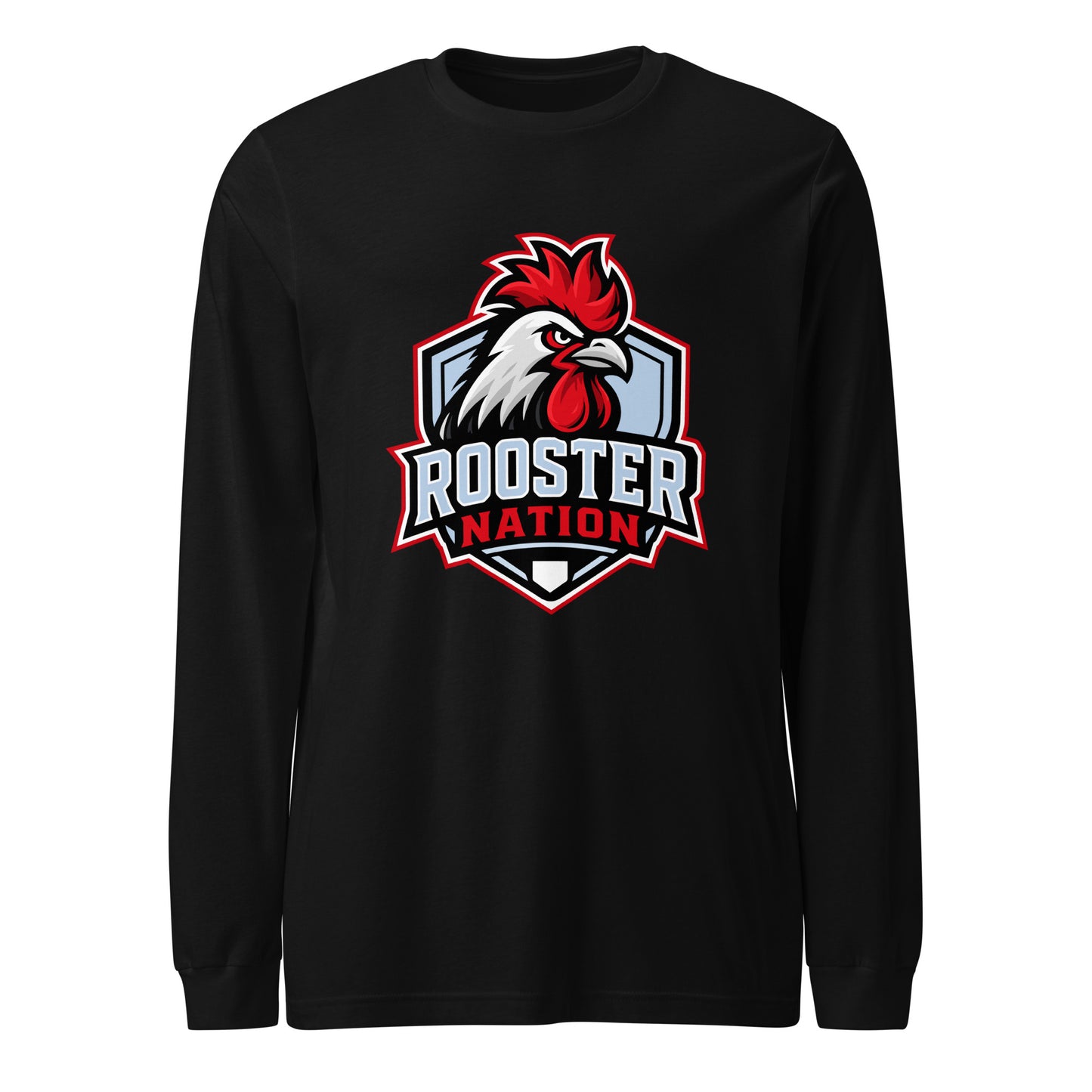 Performance | Long Sleeve Tee | Rooster Nation | Shield Logo