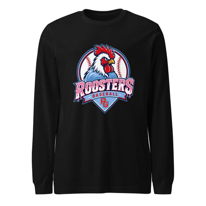 Performance | Long Sleeve Tee | Rooster Nation | Emblem Logo