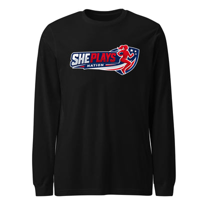 Performance | Long Sleeve Tee | She Plays Nation | Crest Logo