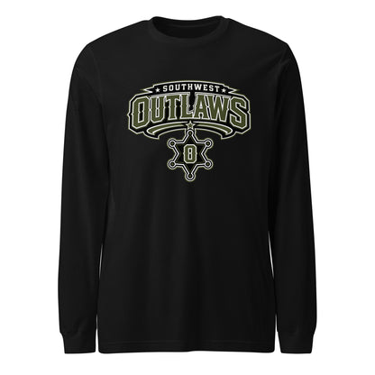Performance | Long Sleeve Tee | Southwest Outlaws | Frontier Athletics Logo