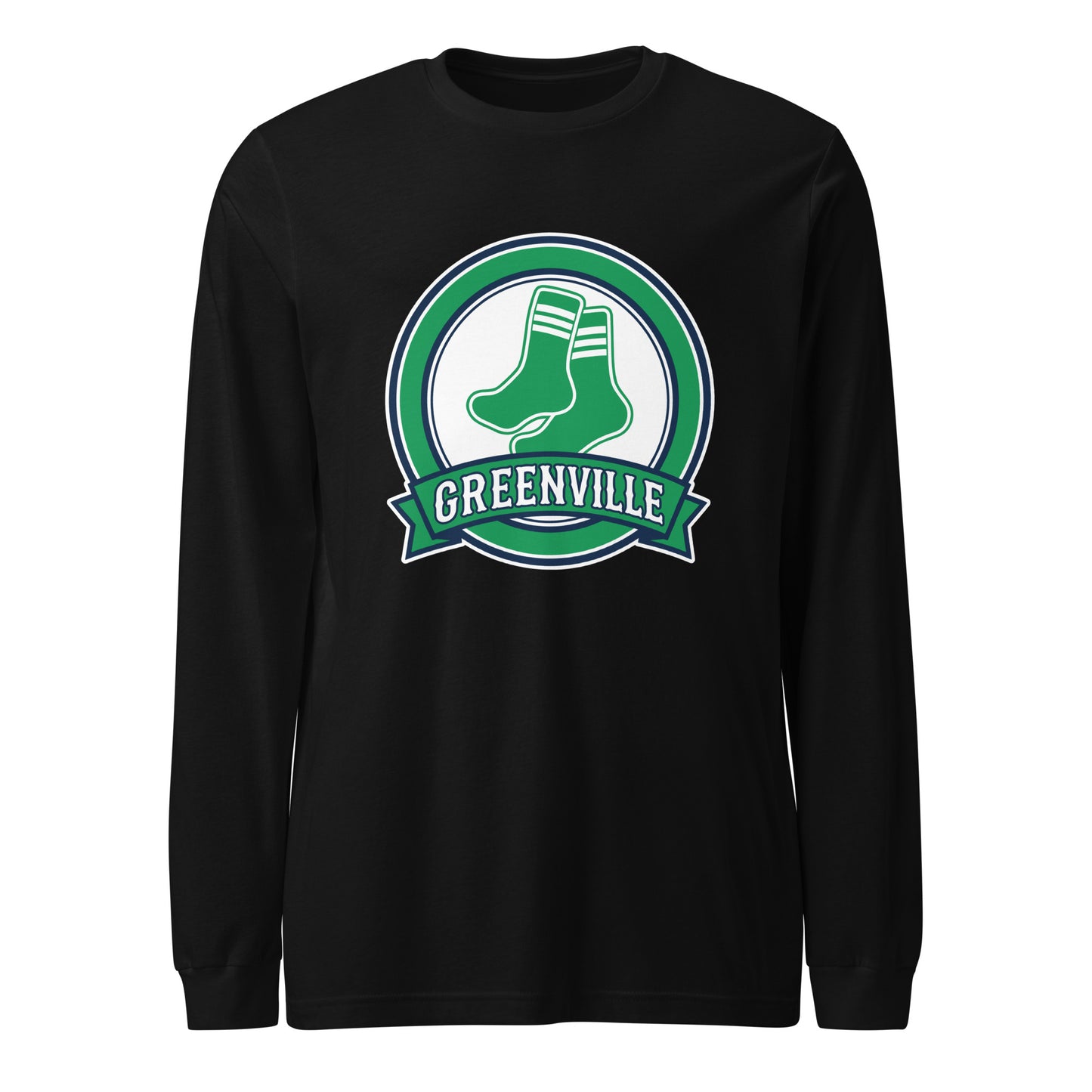 Performance | Long Sleeve Tee | Greenville Sox | Badge Logo