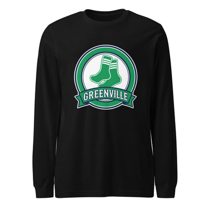 Performance | Long Sleeve Tee | Greenville Sox | Badge Logo