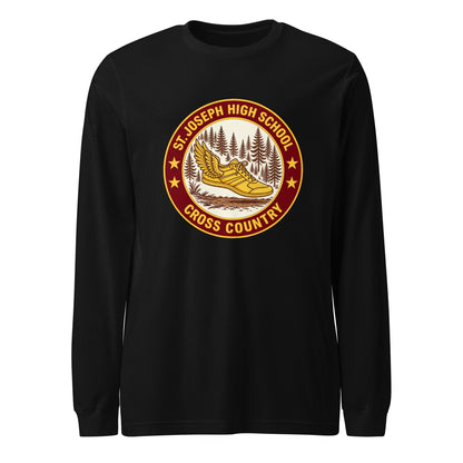 Performance | Long Sleeve Tee | St. Joseph High School - Cross Country | Badge Logo