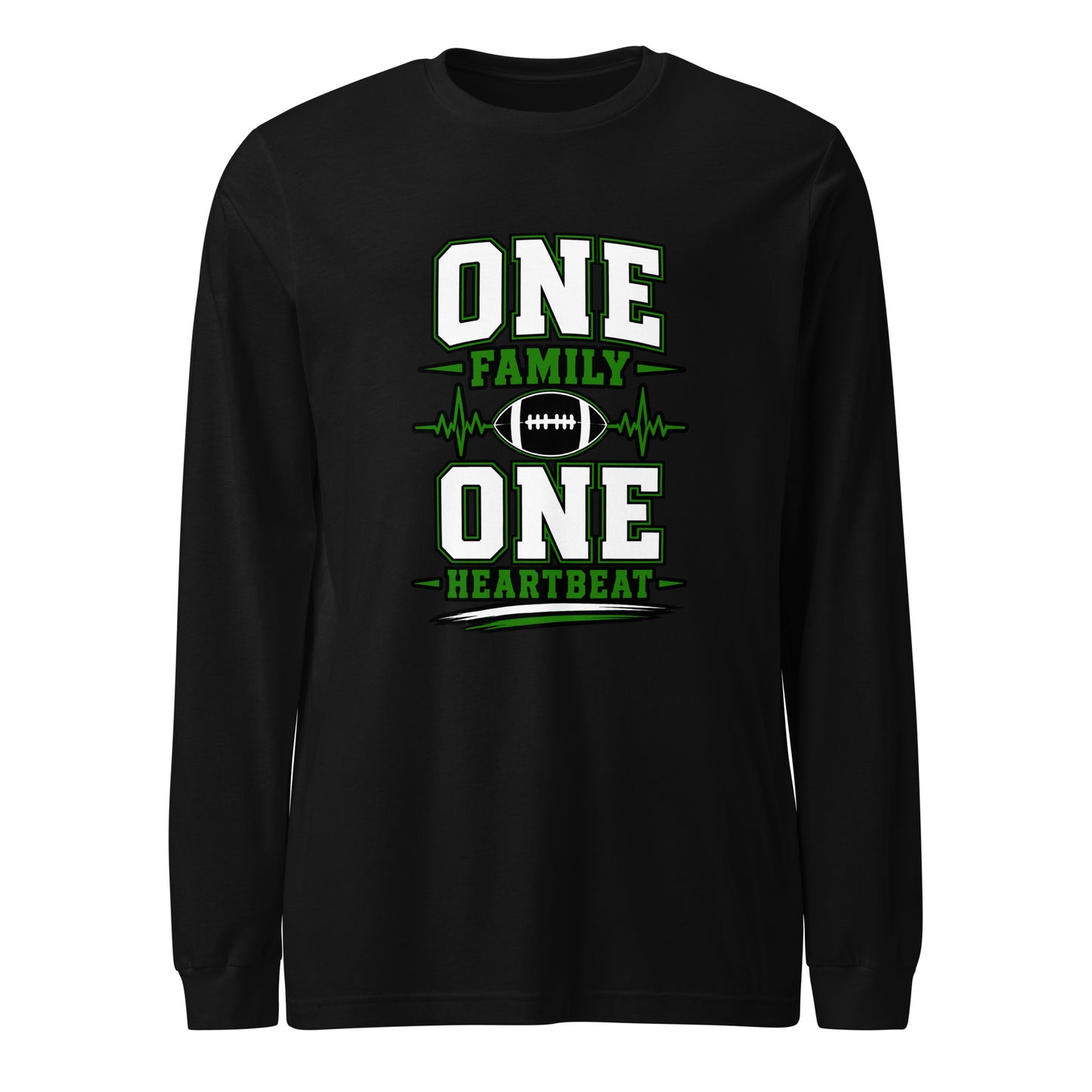 Performance | Long Sleeve Tee | Celina Black Football | Modern Script Logo