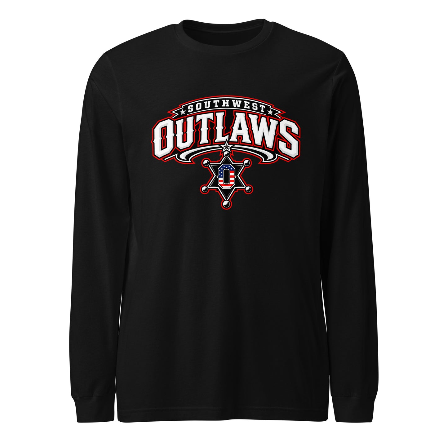Performance | Long Sleeve Tee | Southwest Outlaws | Vanguard Logo