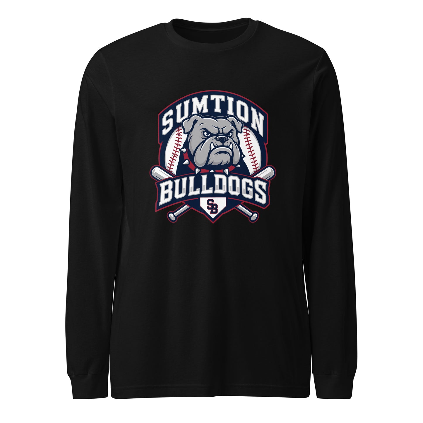 Performance | Long Sleeve Tee | Sumtion bulldogs | Emblem Logo