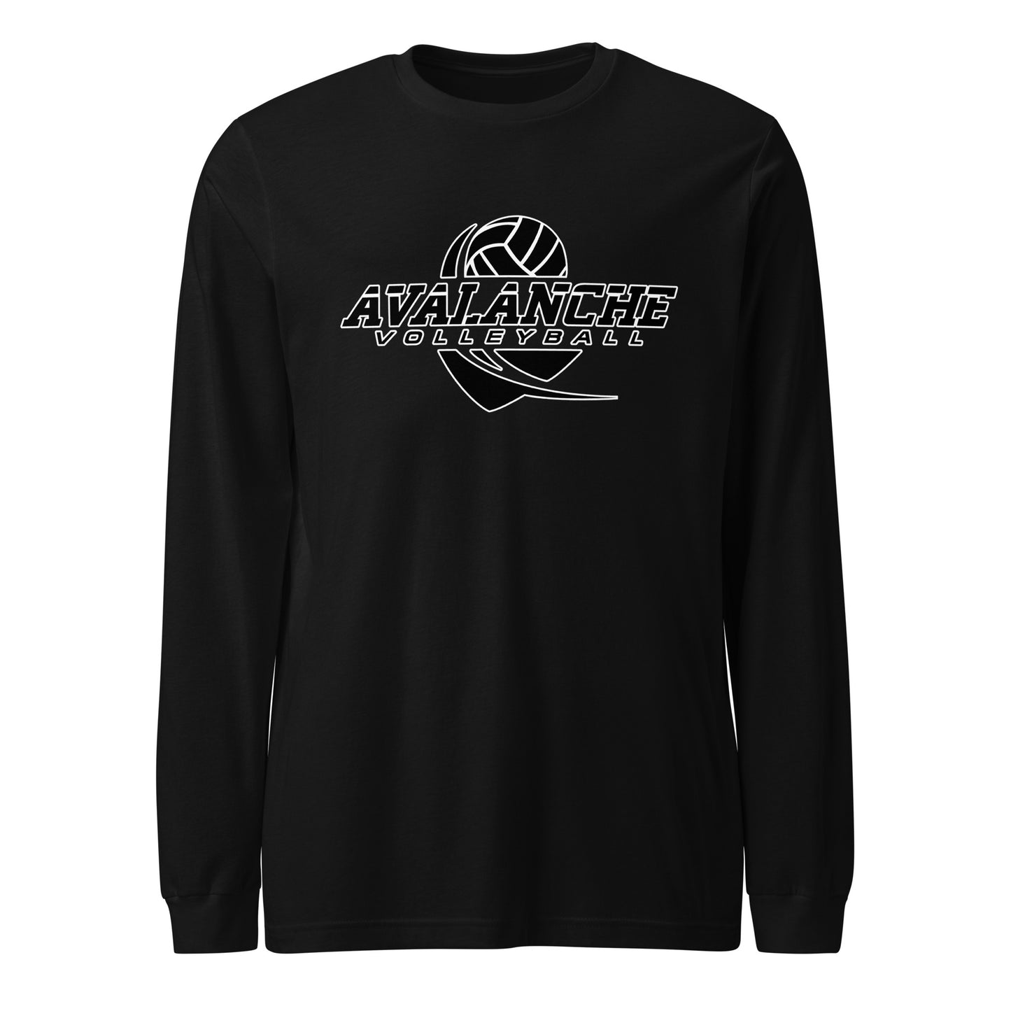 Performance | Long Sleeve Tee | Avalanche Volleyball Club | Crest Logo