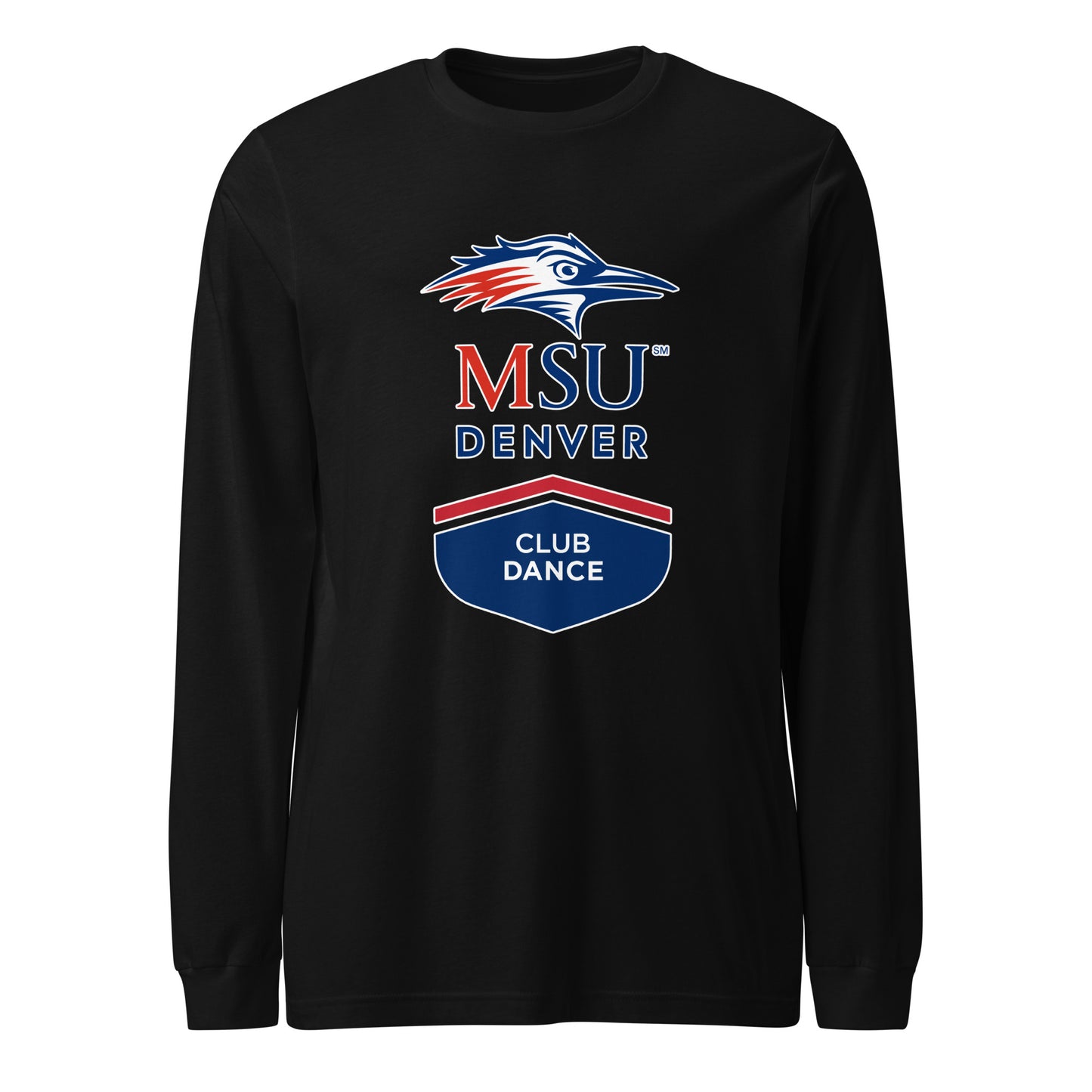 Performance | Long Sleeve Tee | MSU Denver Dance Team | Apex Logo